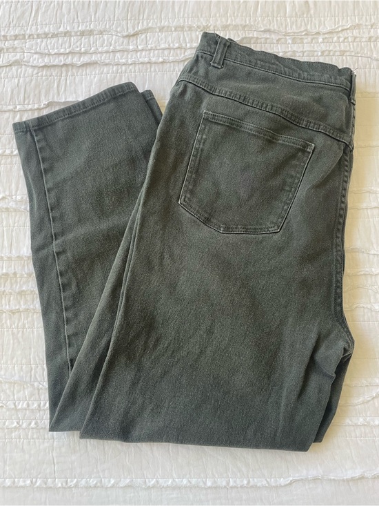 Style & Co. Denim - Women's Olive Green Jeans - Classic Straight Fit | Sz 22